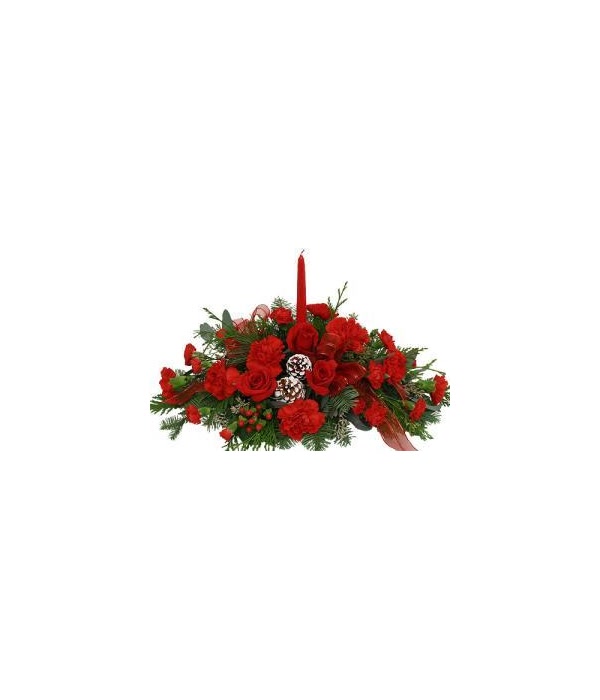 Christmas Floral Centerpiece