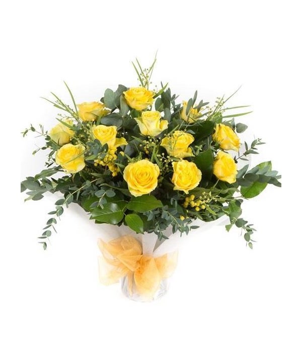 12 Yellow Roses