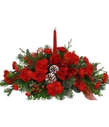 Christmas Floral Centerpiece