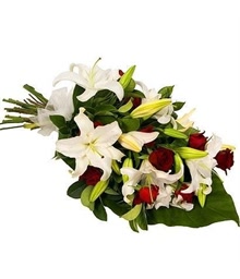 Sympathy Roses and Lilies
