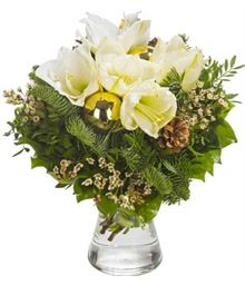 White Amaryllis Bouquet