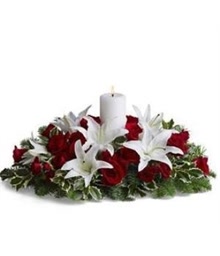 Christmas Flower Centerpiece